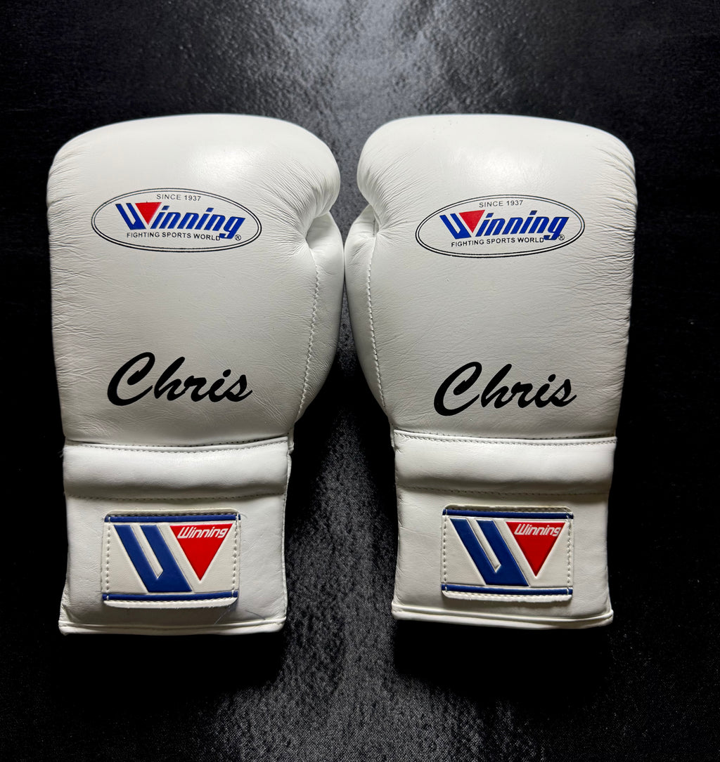 Winning Boxing Gloves - White