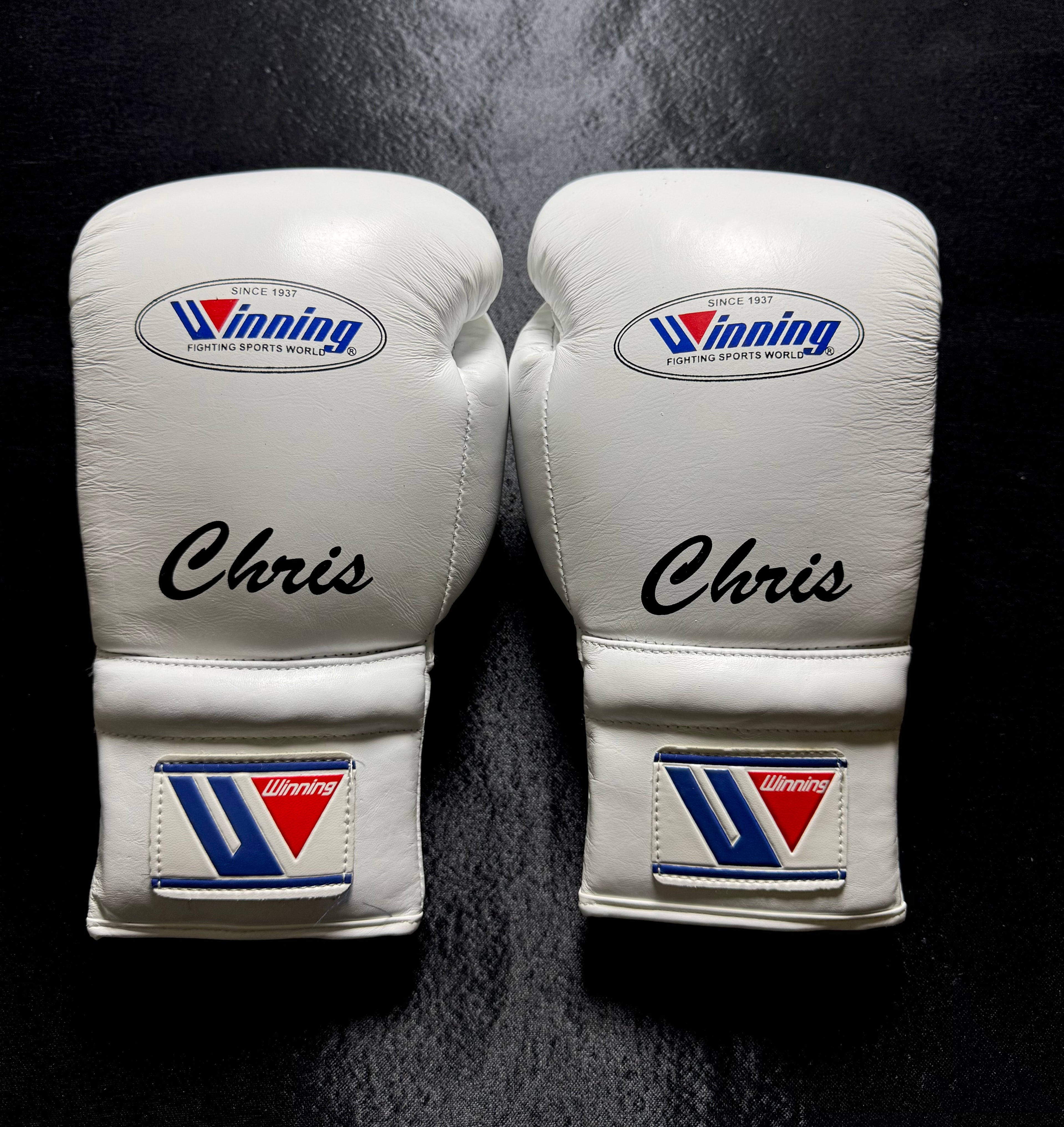 Winning Boxing Gloves - White