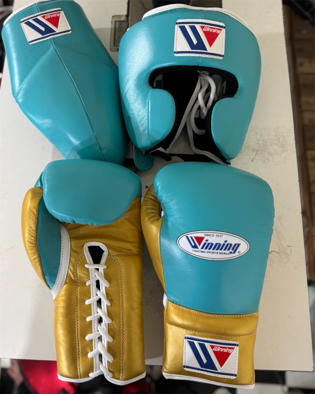 Winning Boxing Set - Green Gold