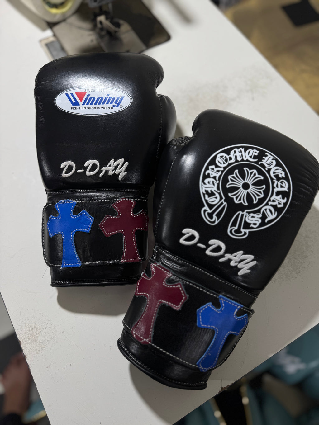 Chrome hearts Boxing Gloves- Black