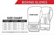 No Boxing No Life Boxing Gloves Set - Blue Gold
