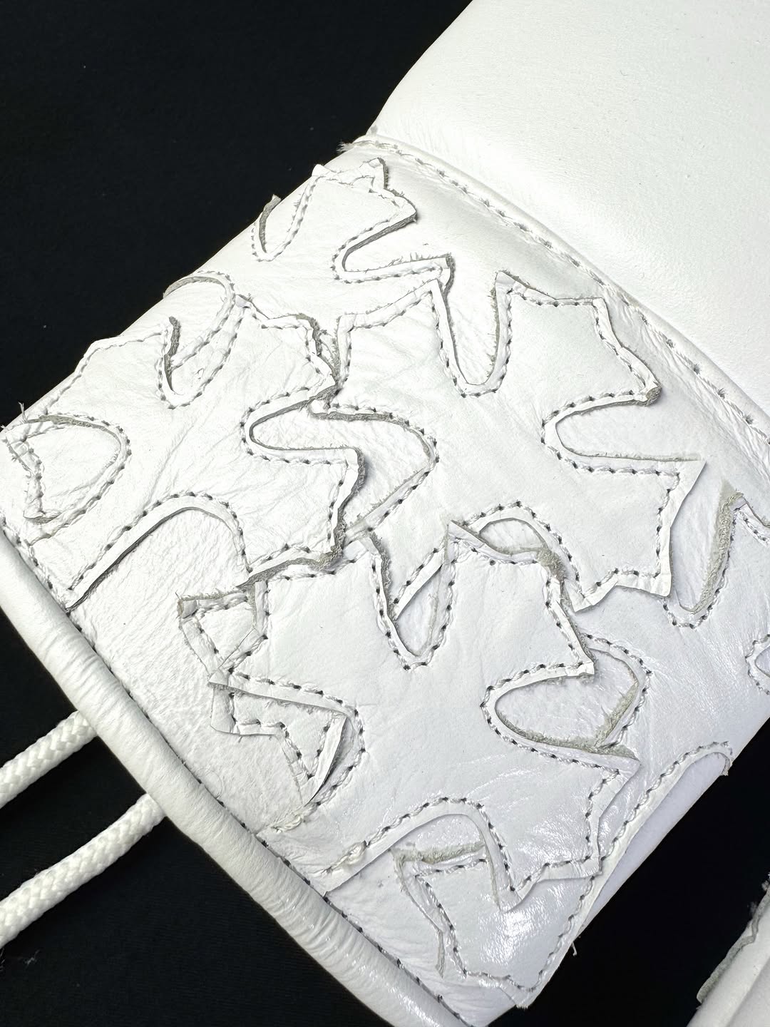 Chrome Hearts Boxing Gloves White Pure Cowhide Leather