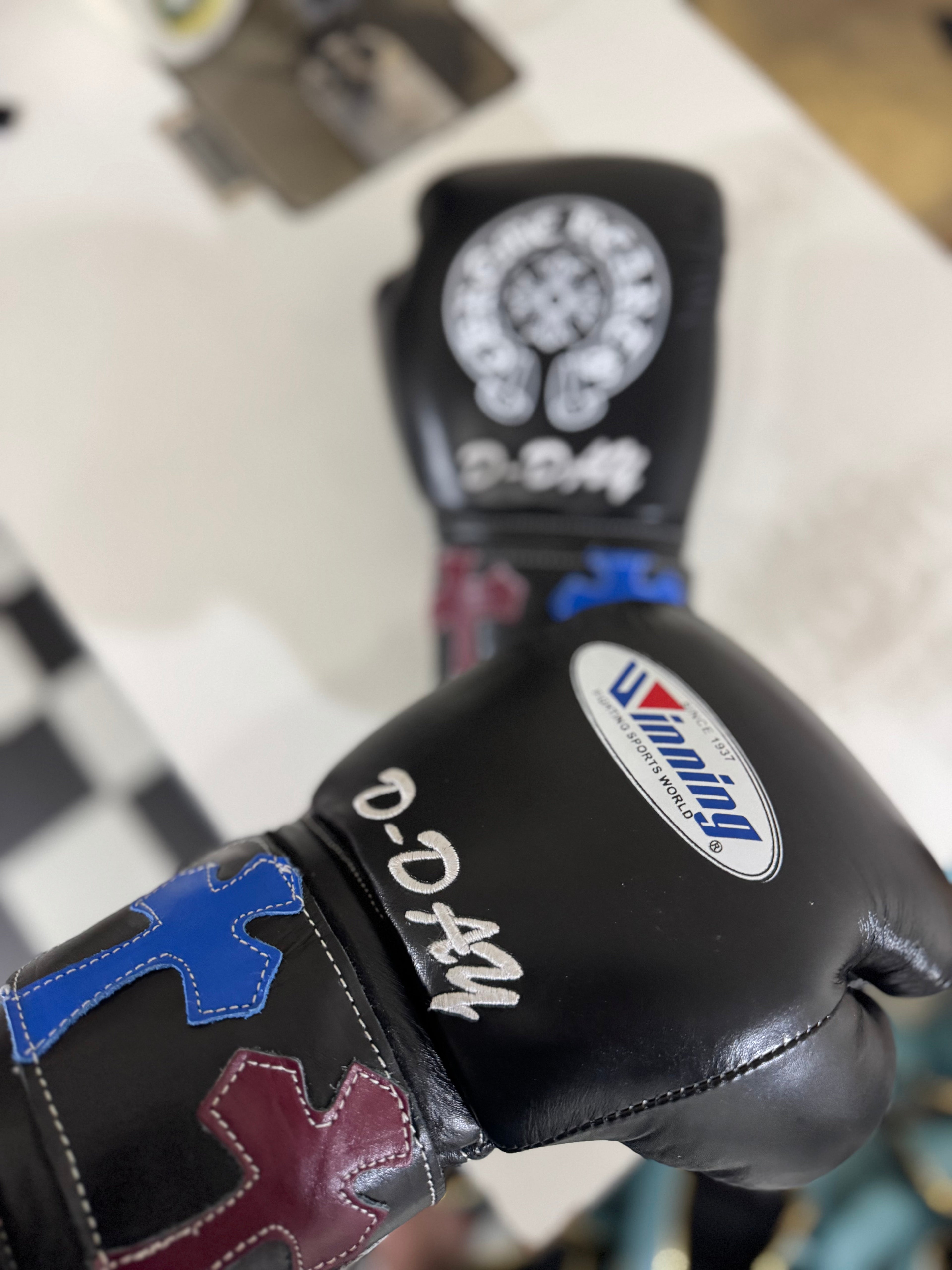 Chrome hearts Boxing Gloves- Black