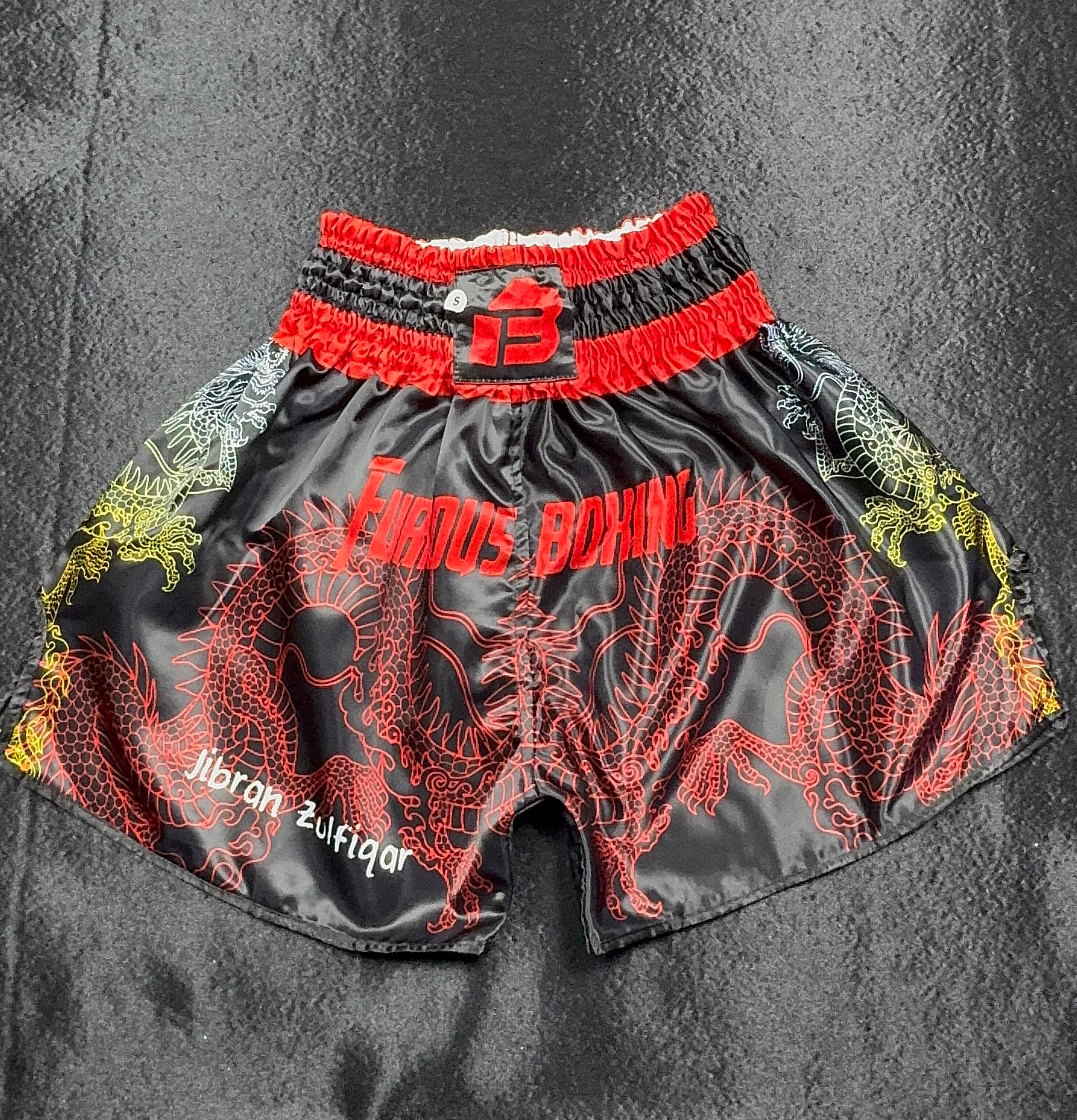 Premium Boxing Shorts Red and Black