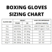 No Boxing No Life Boxing Gloves Set - Gold Black