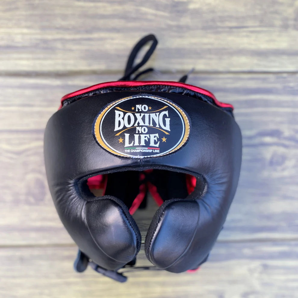 No Boxing No Life Boxing Gloves Set - Red Black