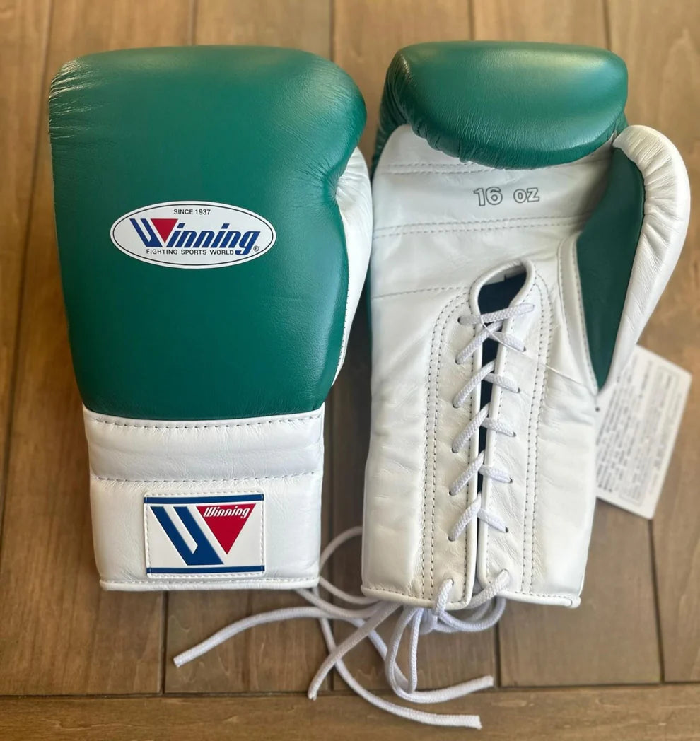 Winning Boxing Gloves - Green White