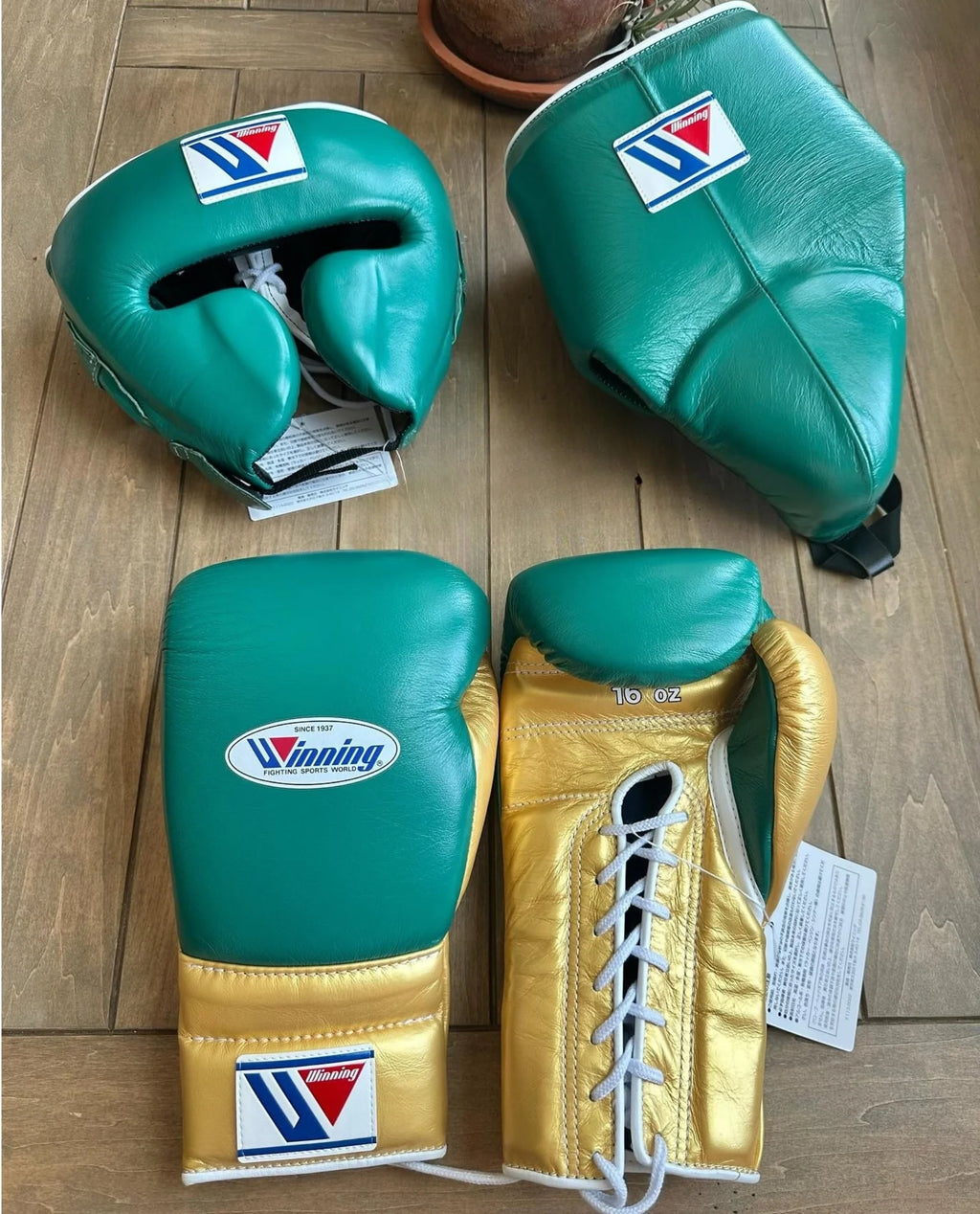 Winning Boxing Set - Green Gold