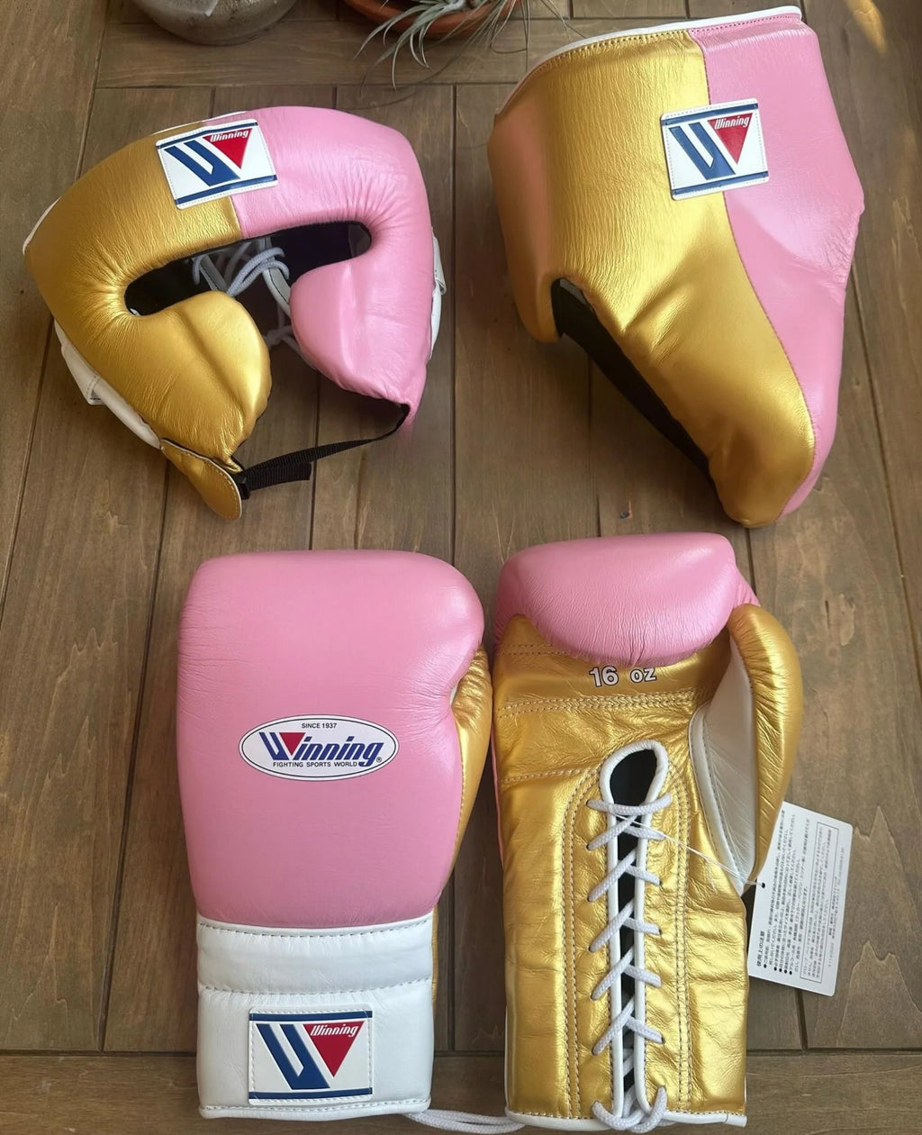 Winning Boxing Set - Pink Gold