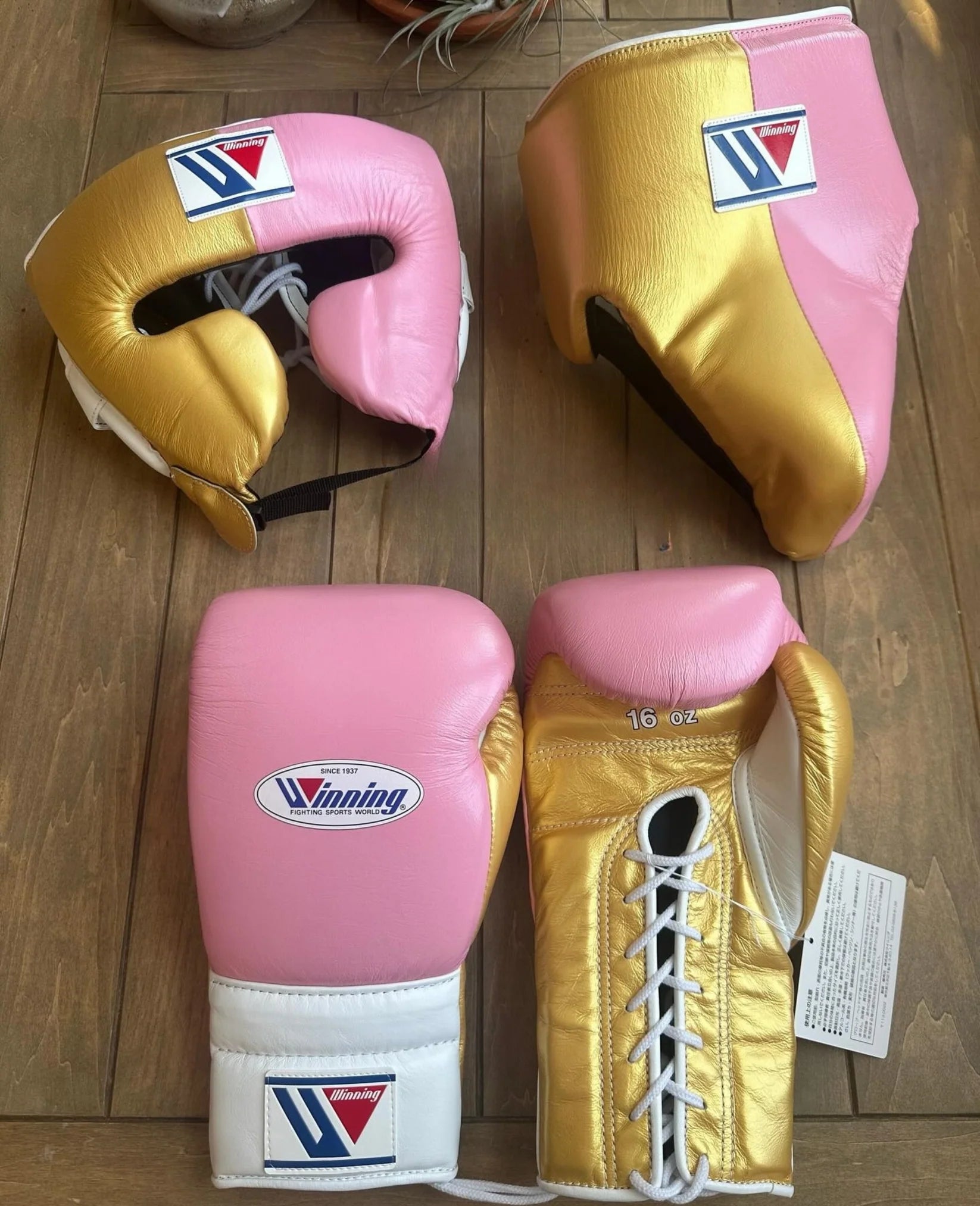 Winning Boxing Set - Pink Gold