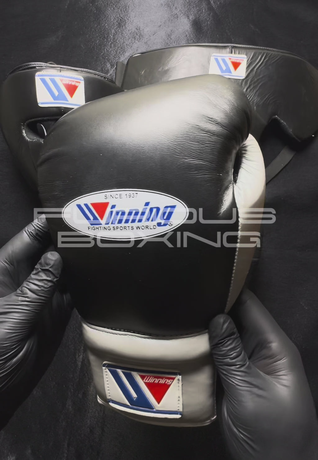Winning Boxing Set - Black and Silver