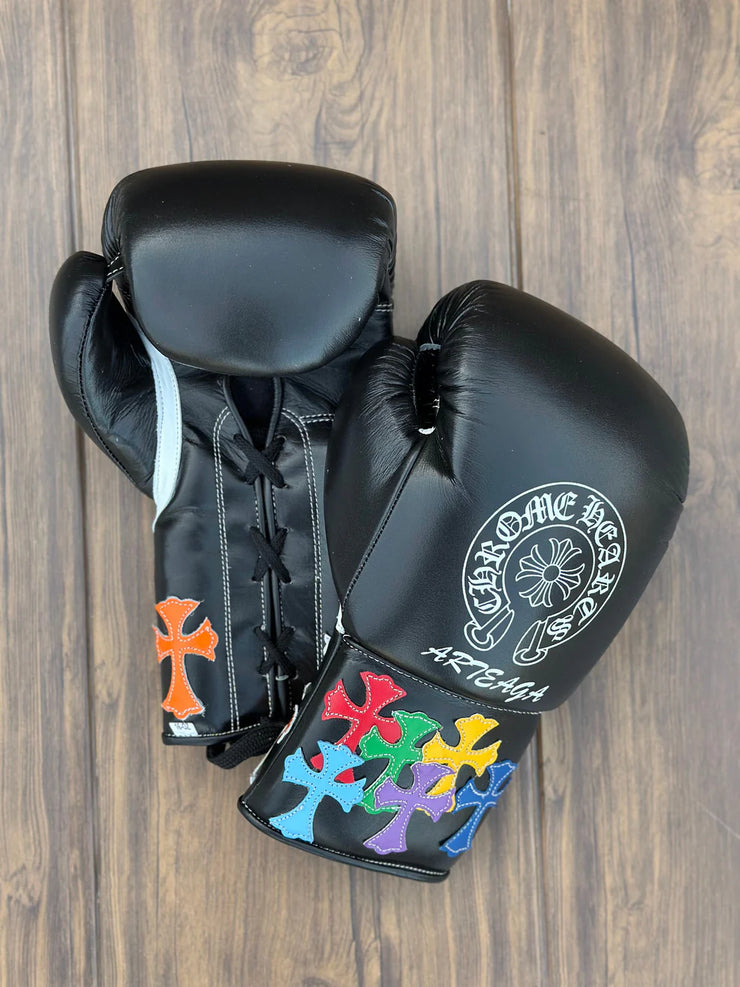 Winning Boxing Gloves - Black Cross
